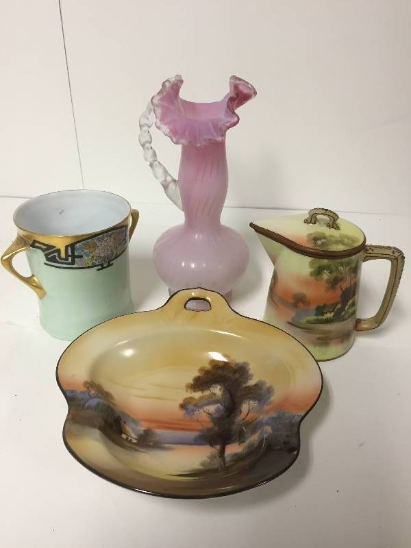 lot 259 image: Antique Nippon Bavaria Dishes More