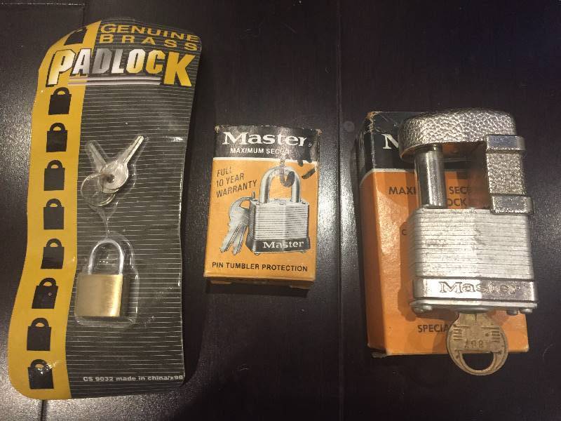 lot 268 image: Padlocks With Keys
