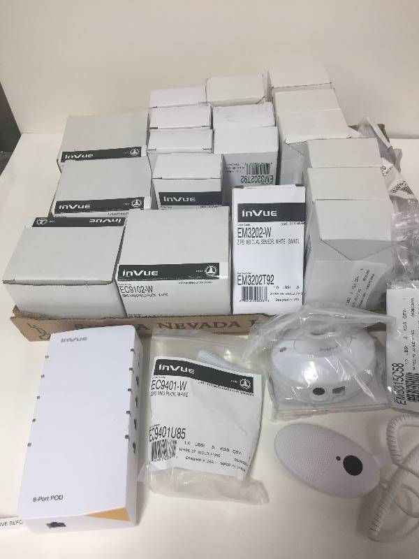 lot 305 image: InVue Security Pucks & Dual Sensors & Alarming Displays - NEW