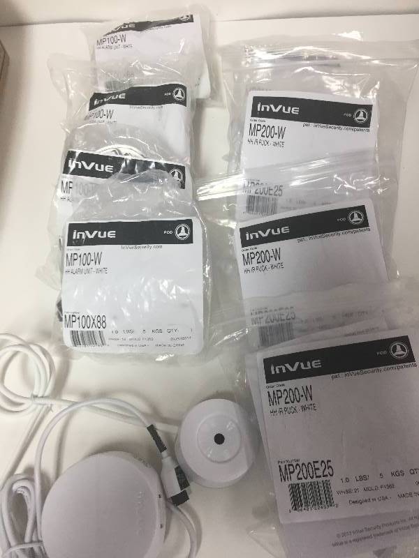 lot 313 image: InVue Alarm Units & Pucks MP100-W MP200-W