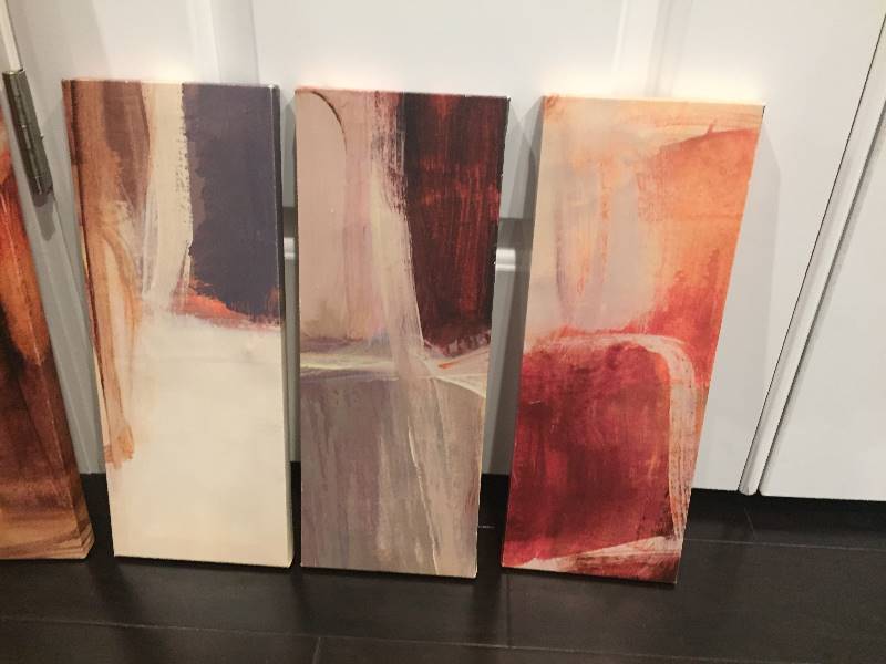 lot 188 image: 6 Piece Art Picture Grouping - Canvas