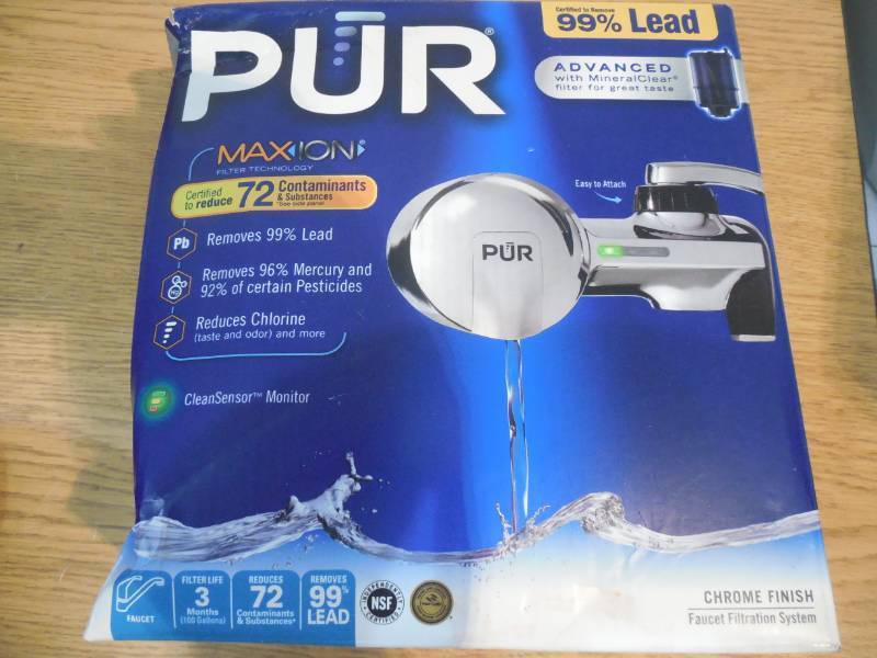 lot 77 image: PUR Chrome Horizontal Faucet Mount System