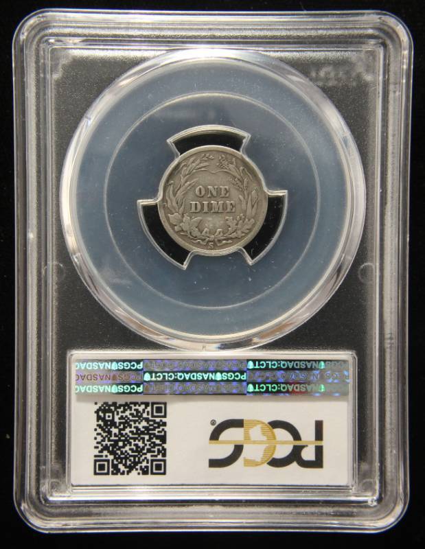 lot 06 image: 1904-S BARBER SILVER DIME F15 PCGS BETTER DATE COIN