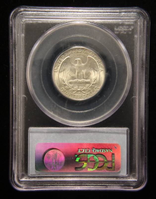 lot 30 image: 1950-S WASHINGTON SILVER QUARTER MS66 PCGS