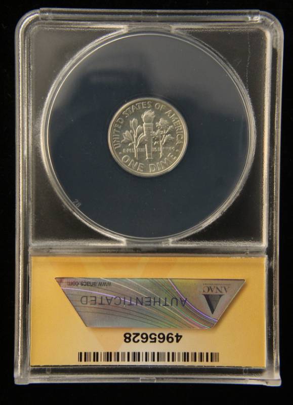lot 39 image: 1959 PROOF ROOSEVELT DIME PF66 ANACS