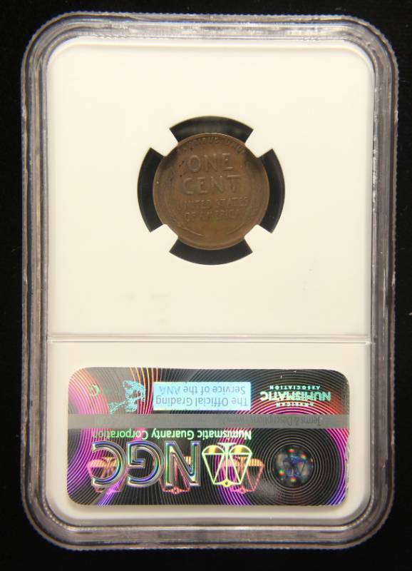 lot 41 image: 1915-S US WHEAT CENT VF20 NGC