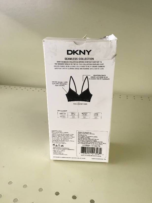 lot 229 image: DKNY Medium Seamless Bralette, Retail $24.00