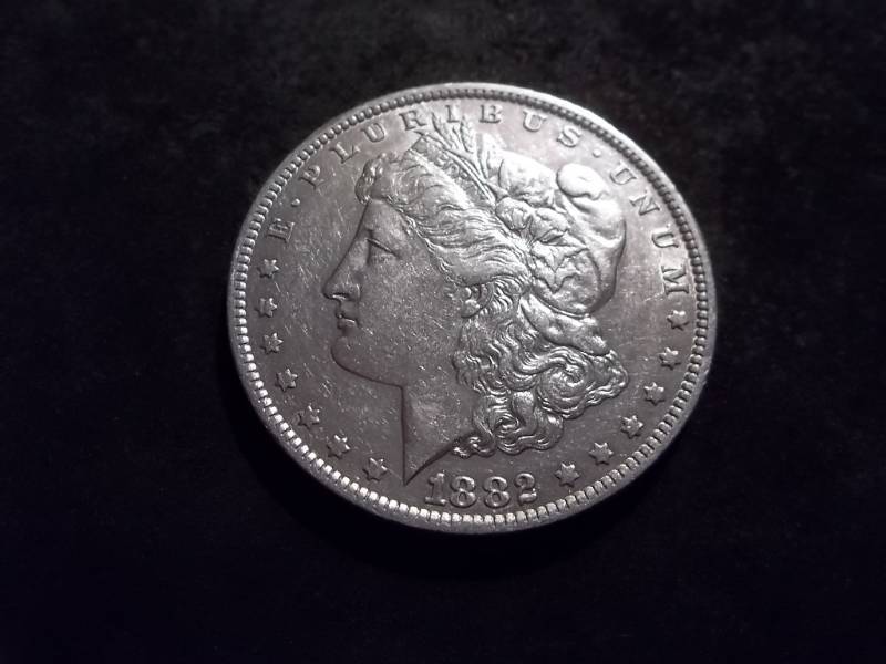 1882 O Morgan Silver Dollar
