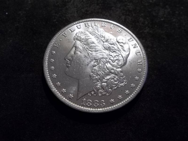 1883 O Morgan Silver Dollar