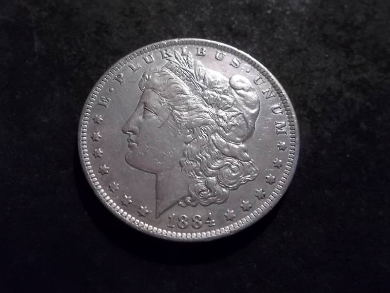 1884 O Morgan Silver Dollar