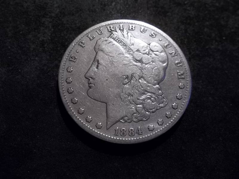 1884 S Morgan Silver Dollar