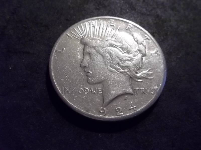 1924 S Peace Silver Dollar