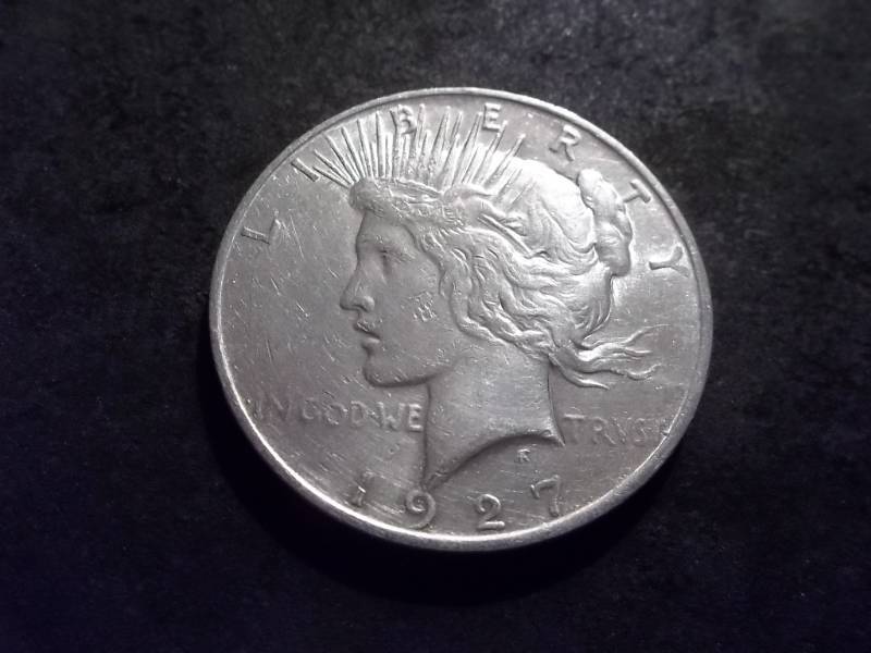 1927 D Peace Silver Dollar