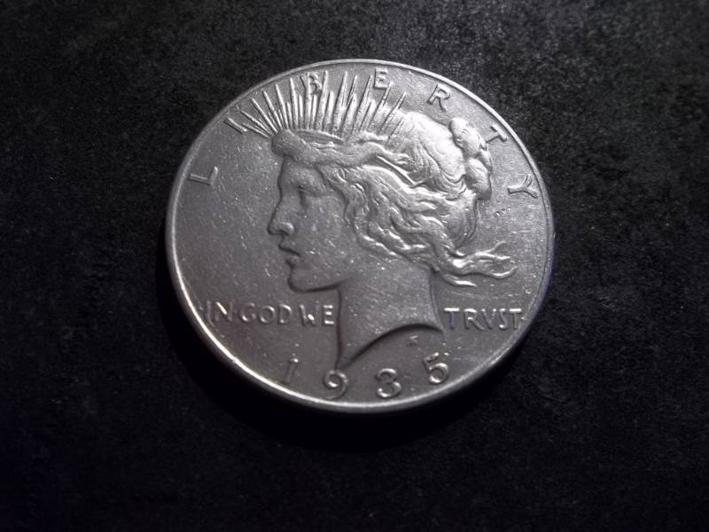 1935  Peace Silver Dollar