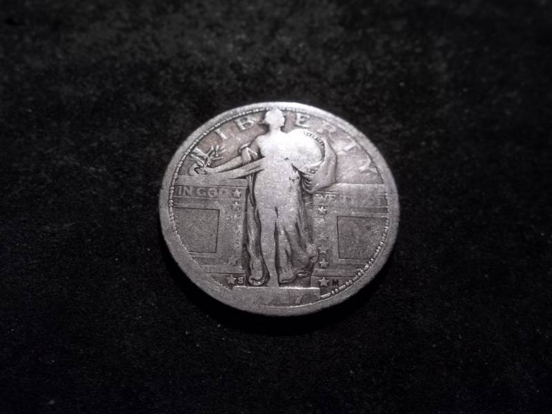 1917 S Standing Liberty Quarter Type 1