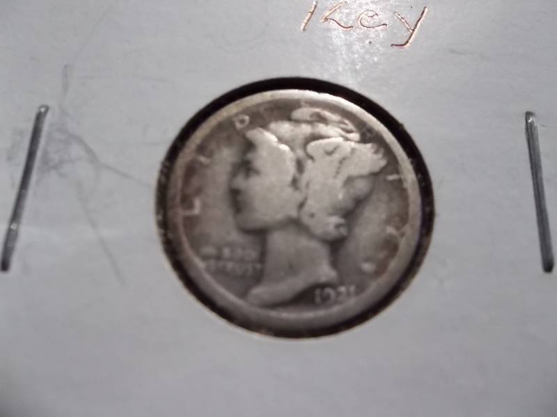 1921 Mercury Dime