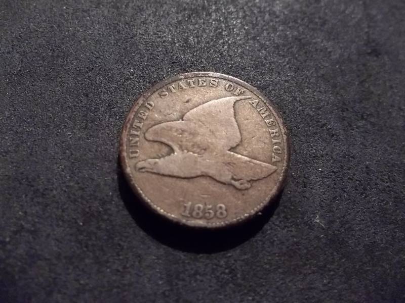 1858 Flying Eagle Cent Small Letters