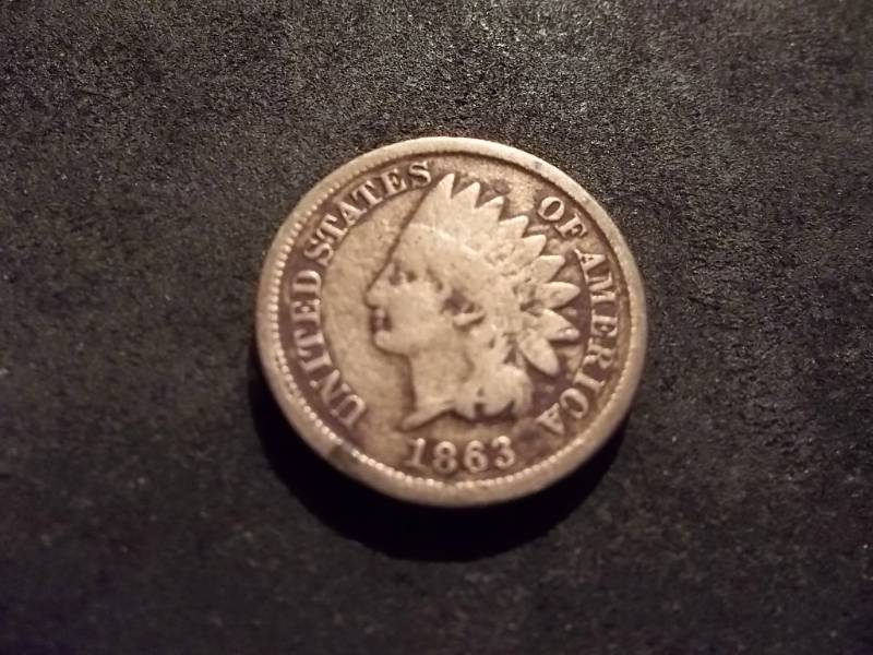 1863 Indian Head Cent