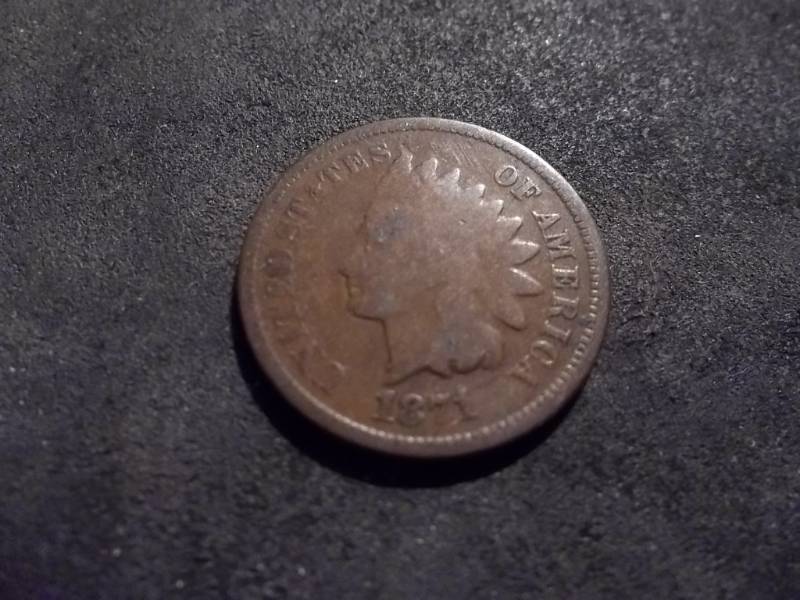 1871 Indian Head Cent
