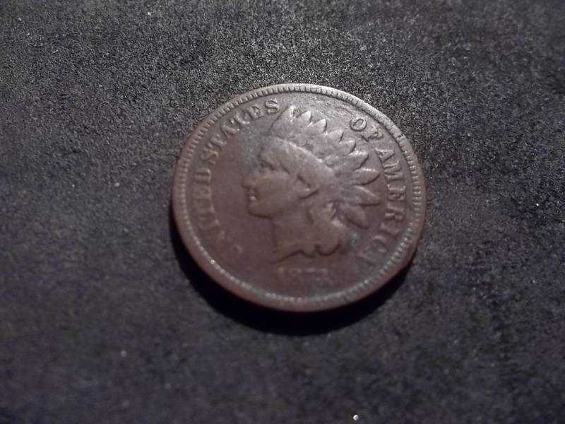 1873 Indian Head Cent Closed 3