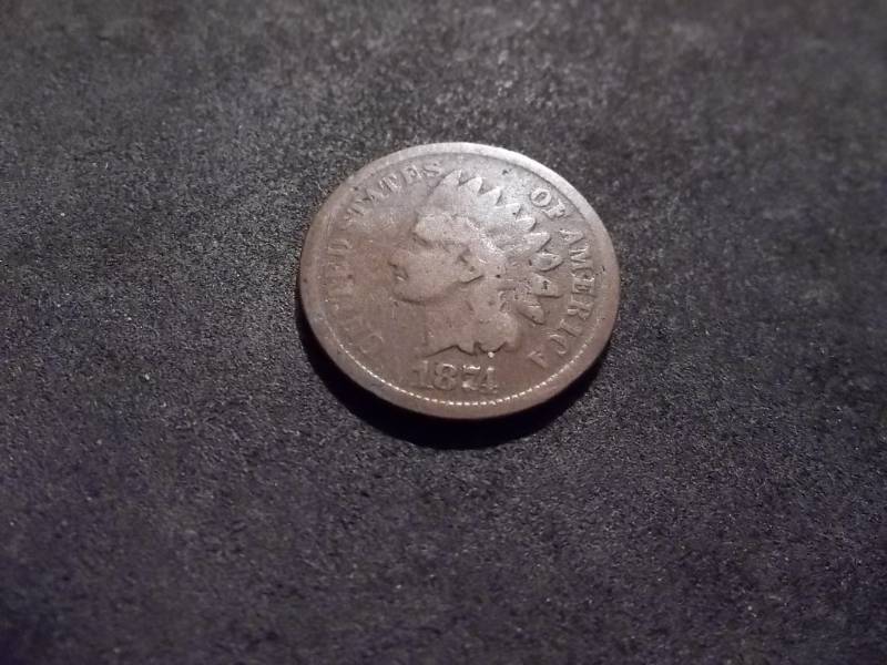1874 Indian Head Cent
