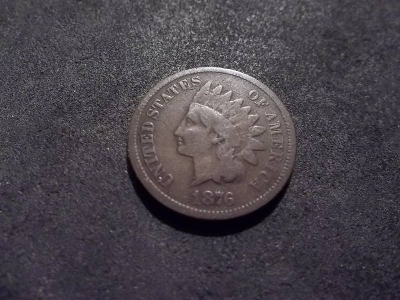 1876 Indian Head Cent