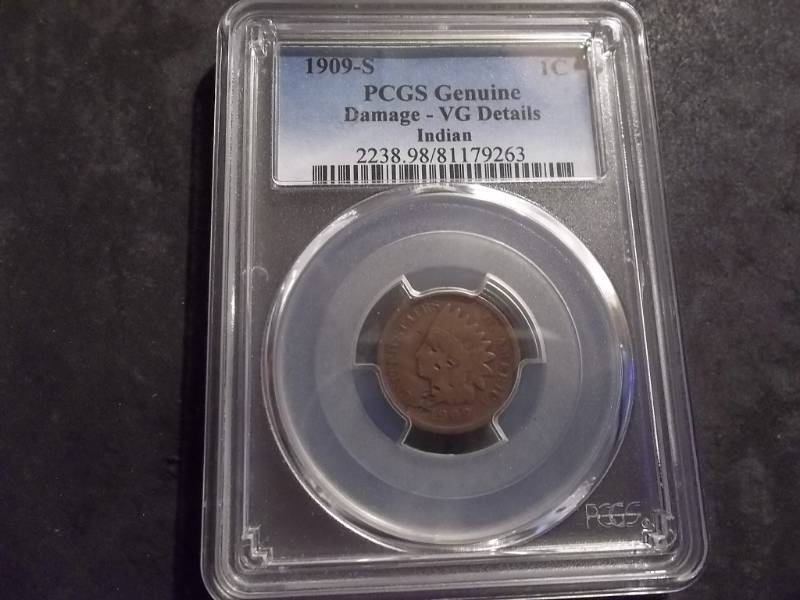 1909 S Indian Head Cent
