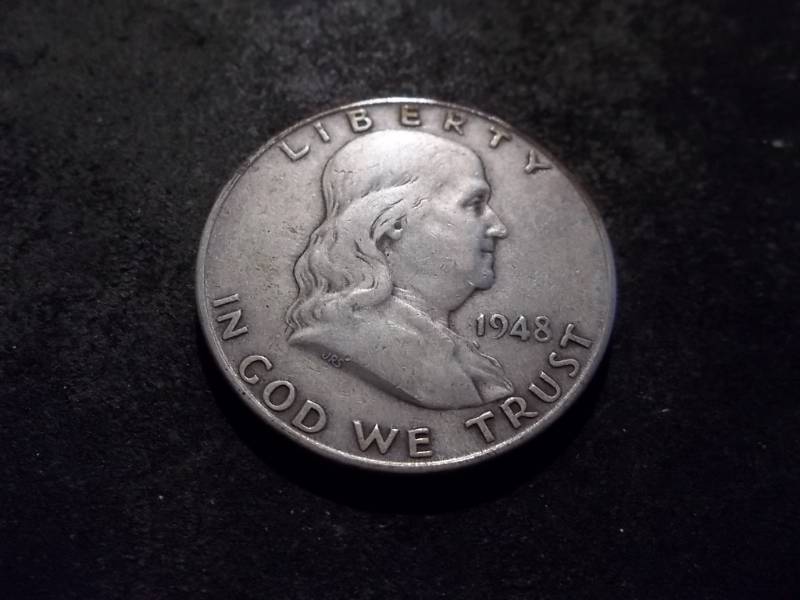 1948 D Franklin Half Dollar