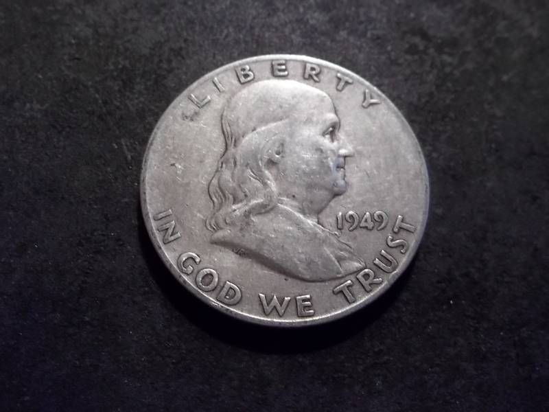 1949 S Franklin Half Dollar