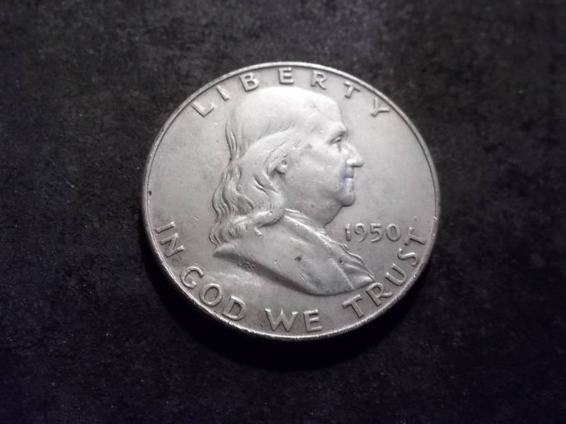1950 D Franklin Half Dollar