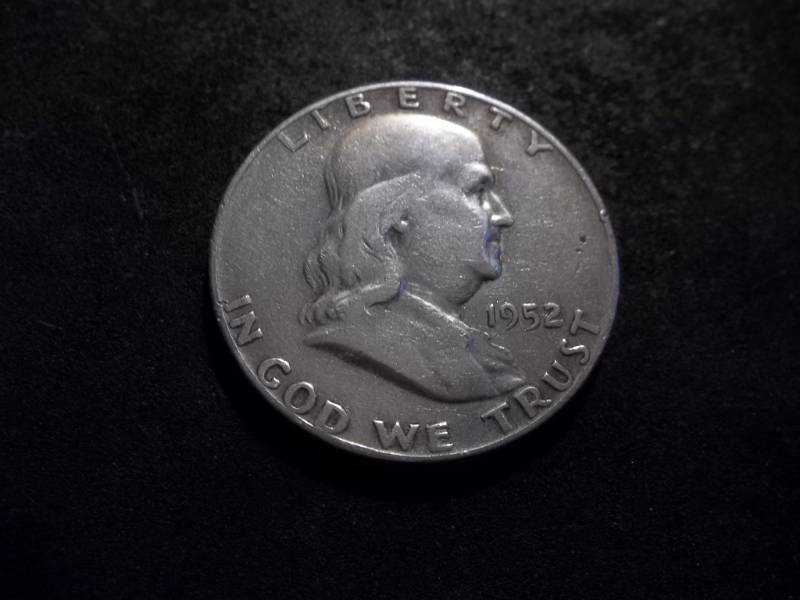 1952 D Franklin Half Dollar