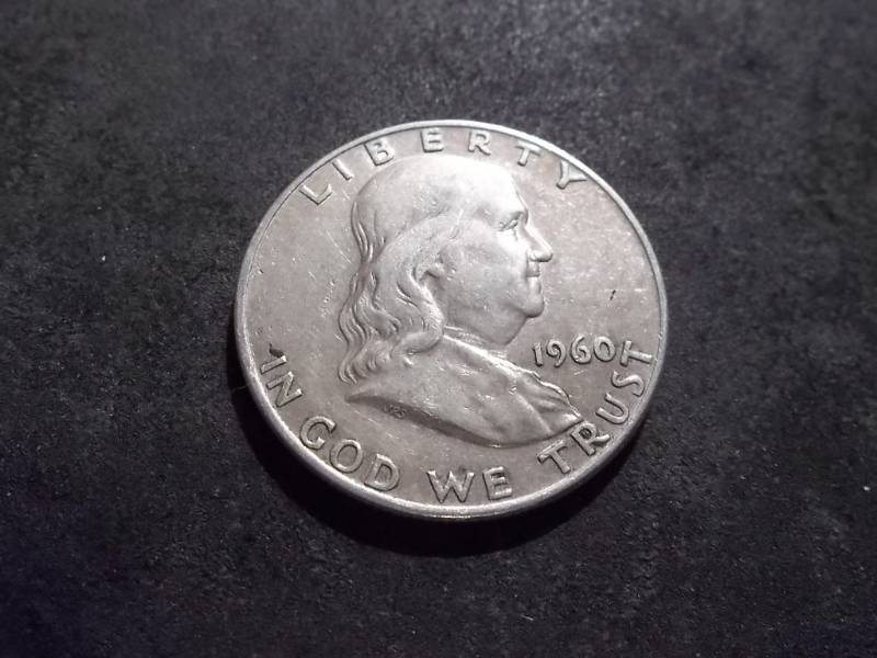 1960 D  Franklin Half Dollar