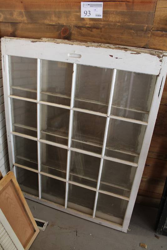 lot 93 image: House Windows - 12 and 16-Pane Glass