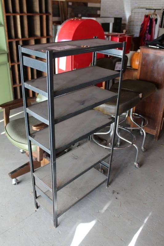 lot 79 image: Metal Shelving Rack with 6-Shelves