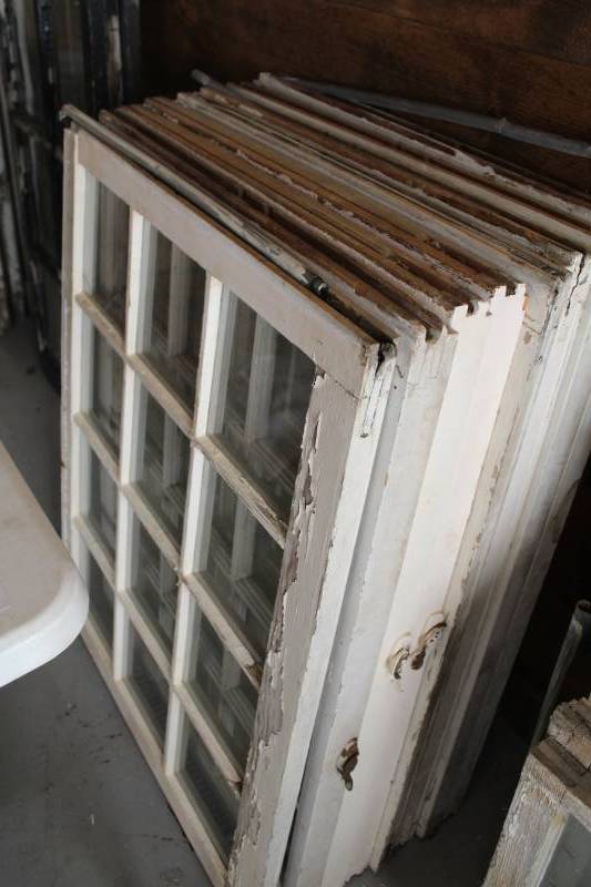 lot 95 image: House Windows - 12-pane Glass