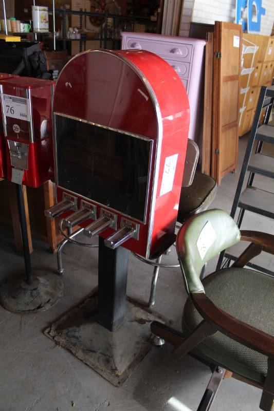 lot 77 image: 3-Head $.50 Sticker Dispenser