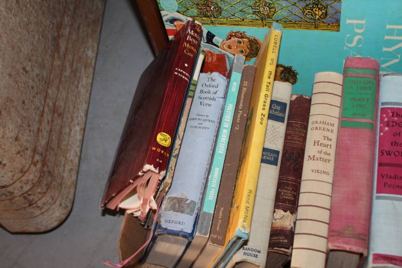 lot 56A image: Lot of (2) Boxes of Vintage Books and Novels