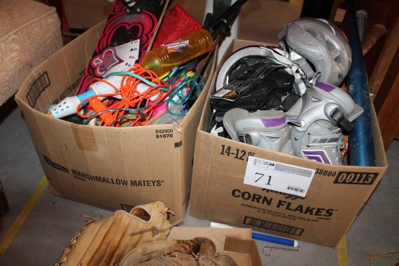 lot 71 image: Sports Equipment, Skateboard, Helmets, Misc.