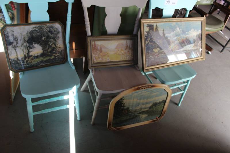 lot 44 image: Landscape Decorative Framed Wall Dcor