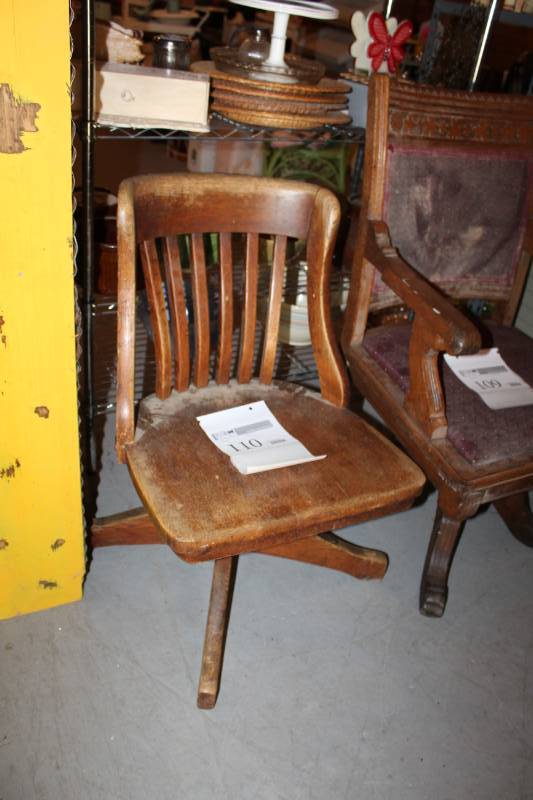 lot 110 image: Wood Chair