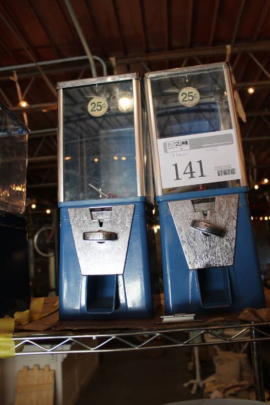lot 141 image: Oak Gumball Machines