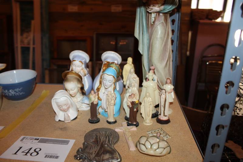 lot 148 image: Mary Statues