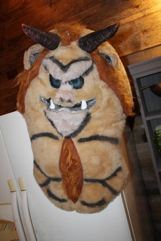 lot 154 image: Vintage Devil Mascot Costume Head