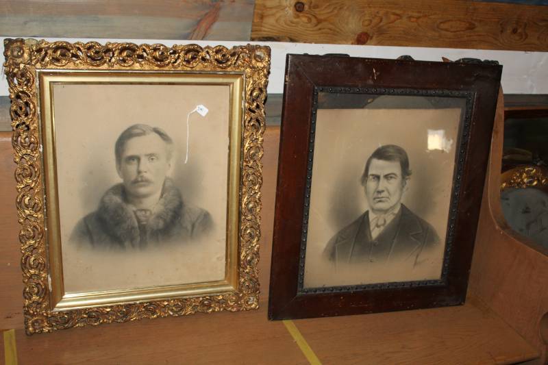 lot 219 image: Antique Picture Frames