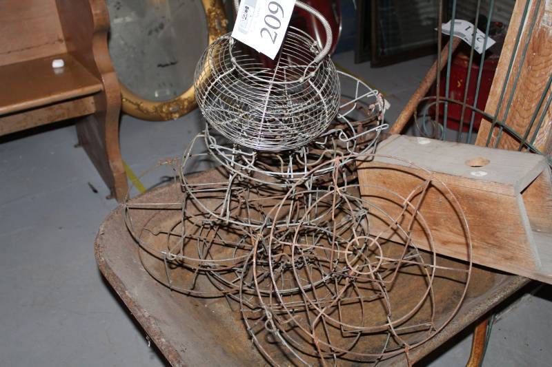 lot 209 image: Wire Baskets