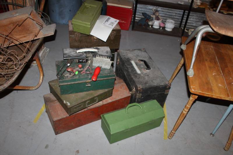 lot 208 image: Tool Boxes, Storage Boxes