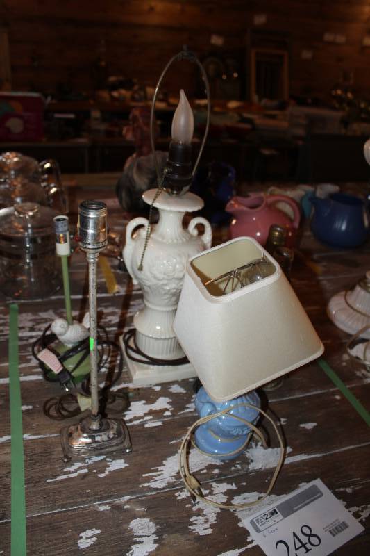 lot 248 image: Table Lamps