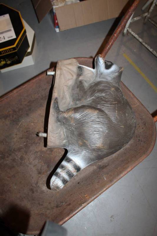 lot 281 image: Racoon 3-D Archery Target