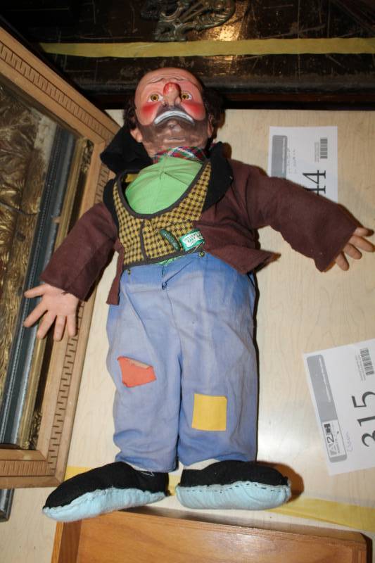 emmett kelly clown doll