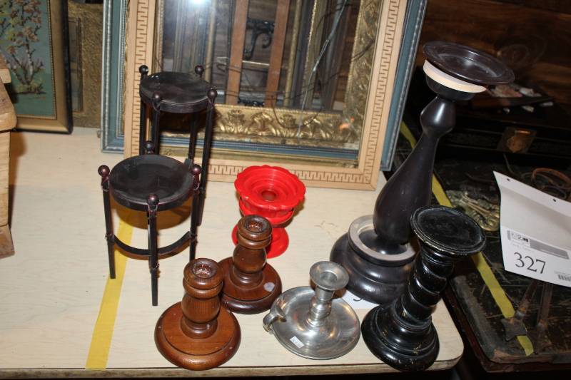 lot 327 image: Candle Holders
